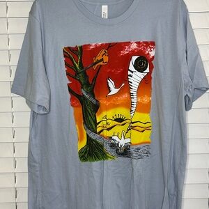 Local Asheville Artist print on tee